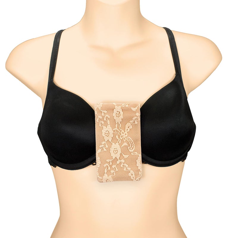 Braza برازا سيكريت ستيش - حقيبة سفر لحمالة صدر دانتيل - بيج، مقاس واحد - Image 4